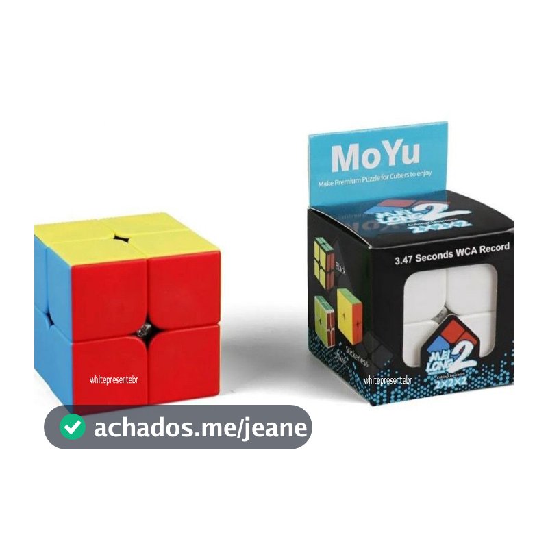cubo mágico 2x2 profissional original moyu qualidade (De 1 a 3 quantidade)