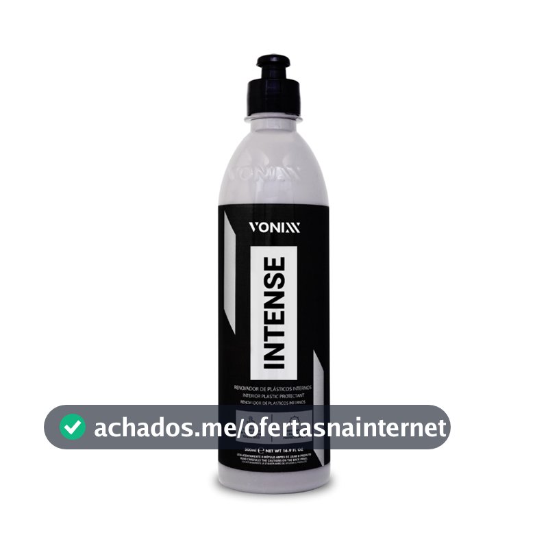 Vonixx Intense Revitalizador Renovador De Plásticos Proteção Uv 6meses Intense Vonixx