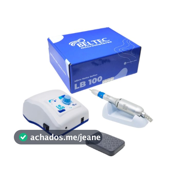 Micro Motor Beltec Lb 100 Elétrico Podologia
