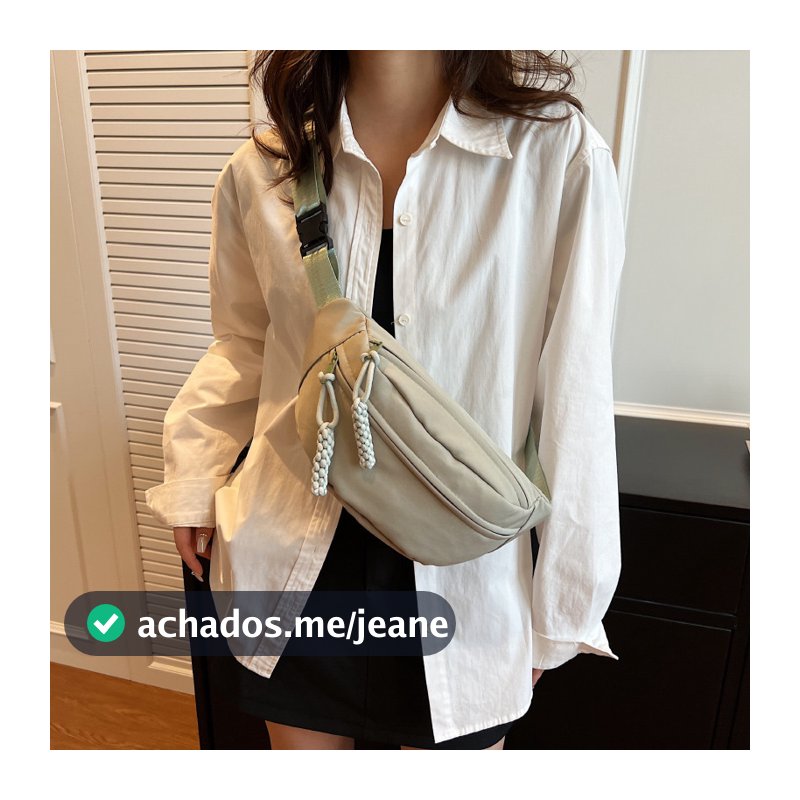 Pochete Crossbody Unissex Impermeável Compacta Leve e Funcional Perfeita para o Dia a Dia e Viagens