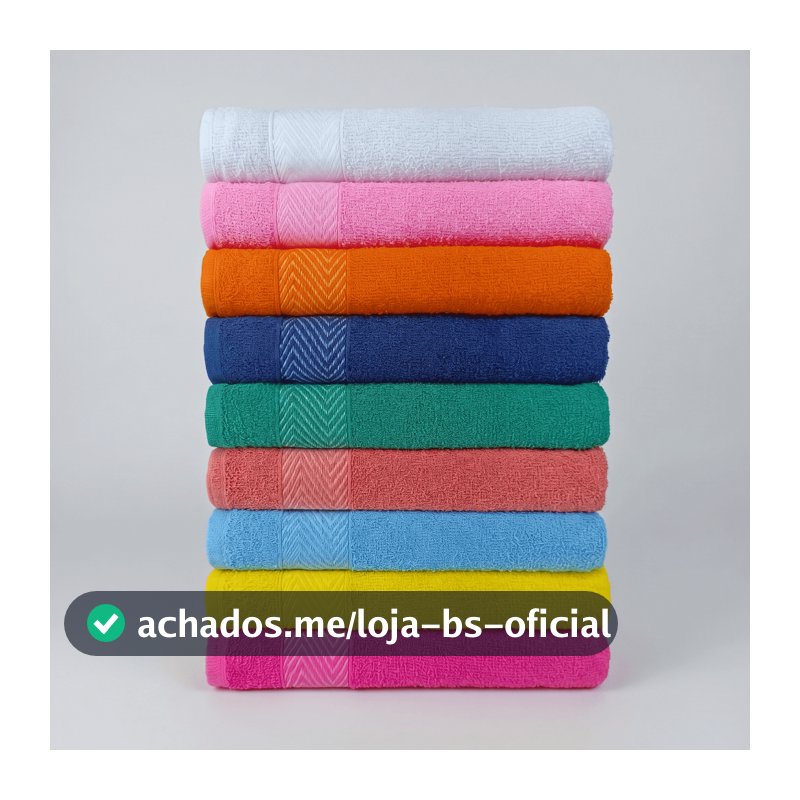 Kit 10 / 05 Toalha de Banho Popular 100% Algodão Grande Macia Absorventes Conforto Premium Dia a Dia
