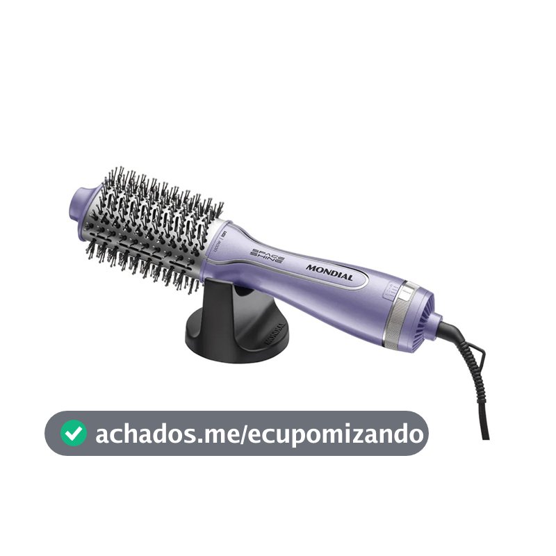 Escova Secadora Mondial Space Shine Slim Es-21 1300W