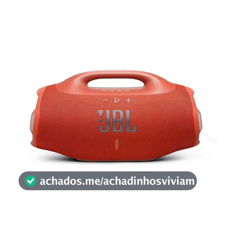 Caixa de Som JBL Boombox 4 Laranja Bluetooth 5.4 IP68 Auracast á Prova D'água