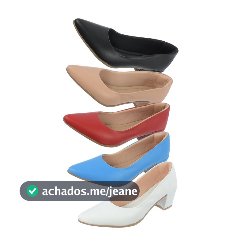 Scarpin Bico Fino Anna Karol Peeptoe Salto 6cm Verniz