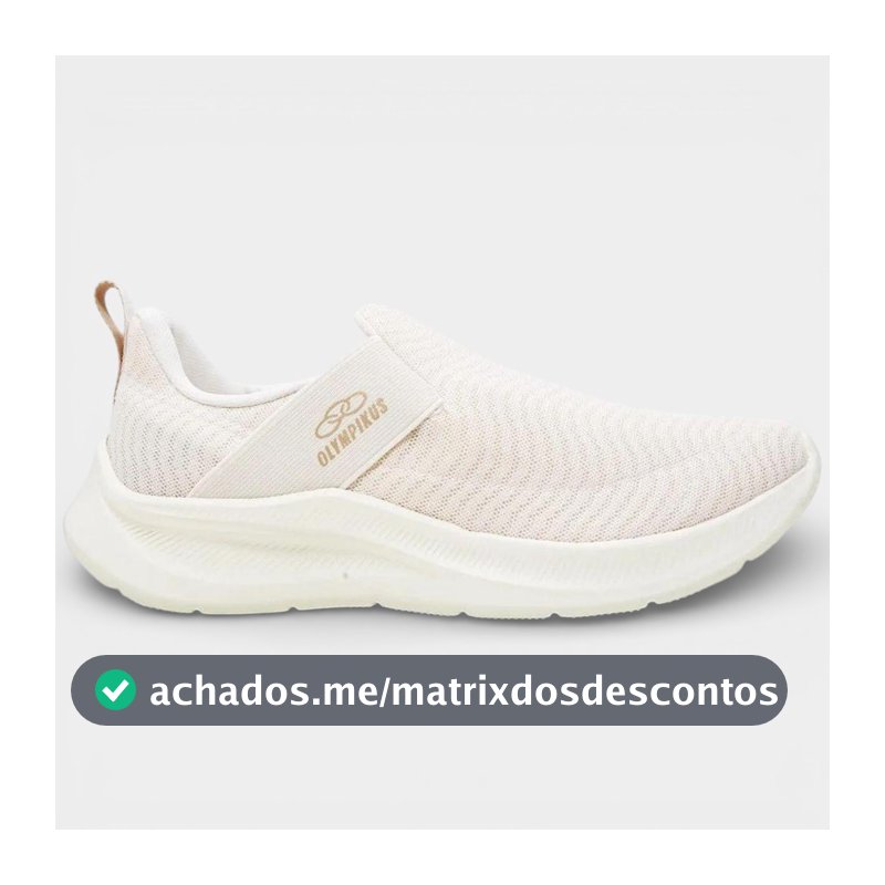 Tênis Feminino Olympikus Flutua Conforto Ultraleve Calce Fácil Original