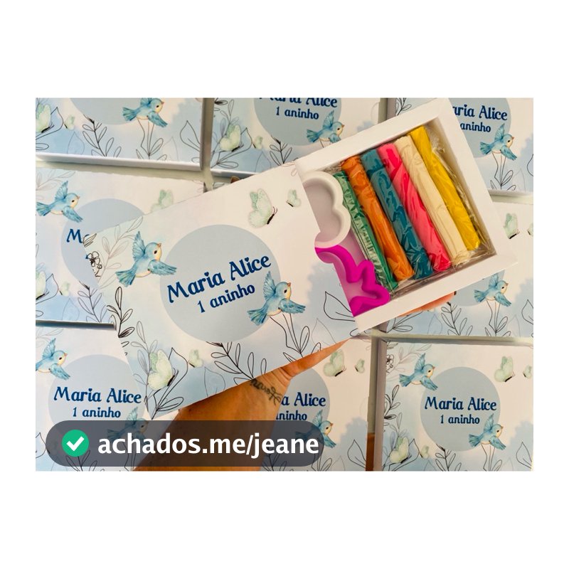 25 Kits Personalizados Massinha + molde (TODOS OS TEMAS)