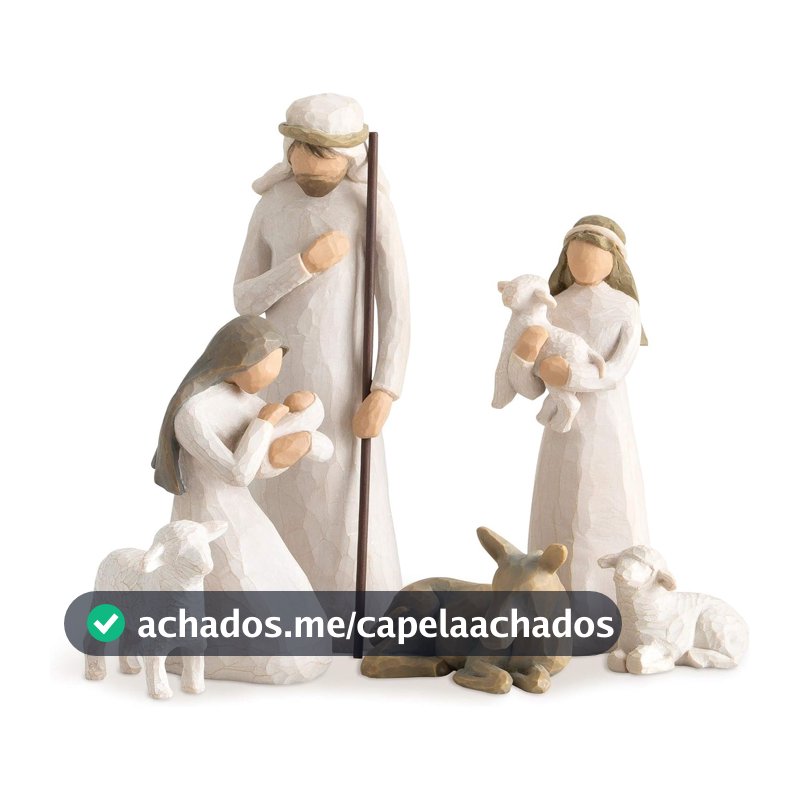 Conjunto De Presépio De Natal De 6 Peças , Figuras Esculpidas Pintadas À Mão Para Comemorar A História E Construir Tradi
