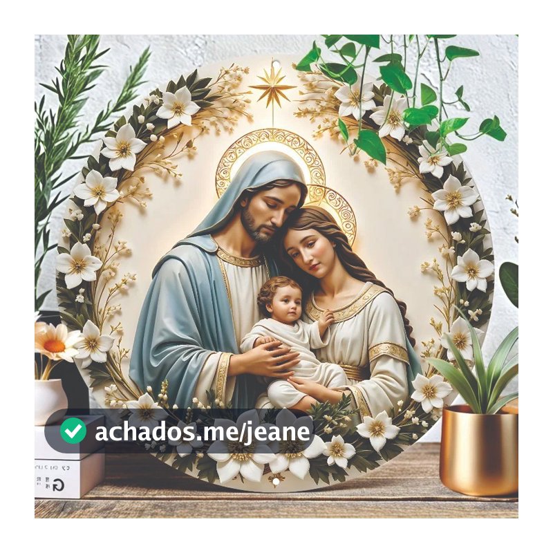 Kit com 6 capas de Souplast Natalinas / Estampas Religiosas de Jogo Americano /  Kit natal Supla de natal