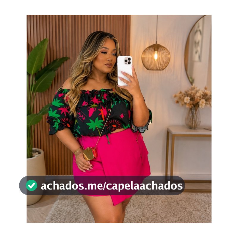 Vestidos Plus Size Estampa em Viscolinho