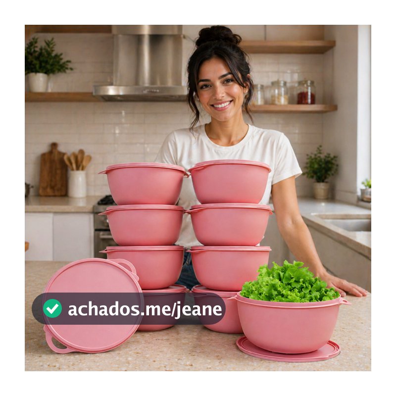 KIT POTES COZINHA 10 POTE REDONDOS BOLL 500ML