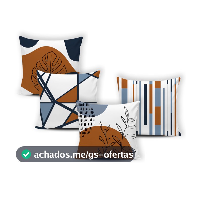 Kit 04 Capas de Almofada Decorativas Modern Pictury - 078