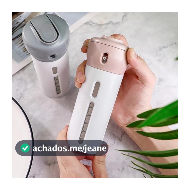 Dispenser Portátil De Cosméticos Viagem Compacto 4 Em 1