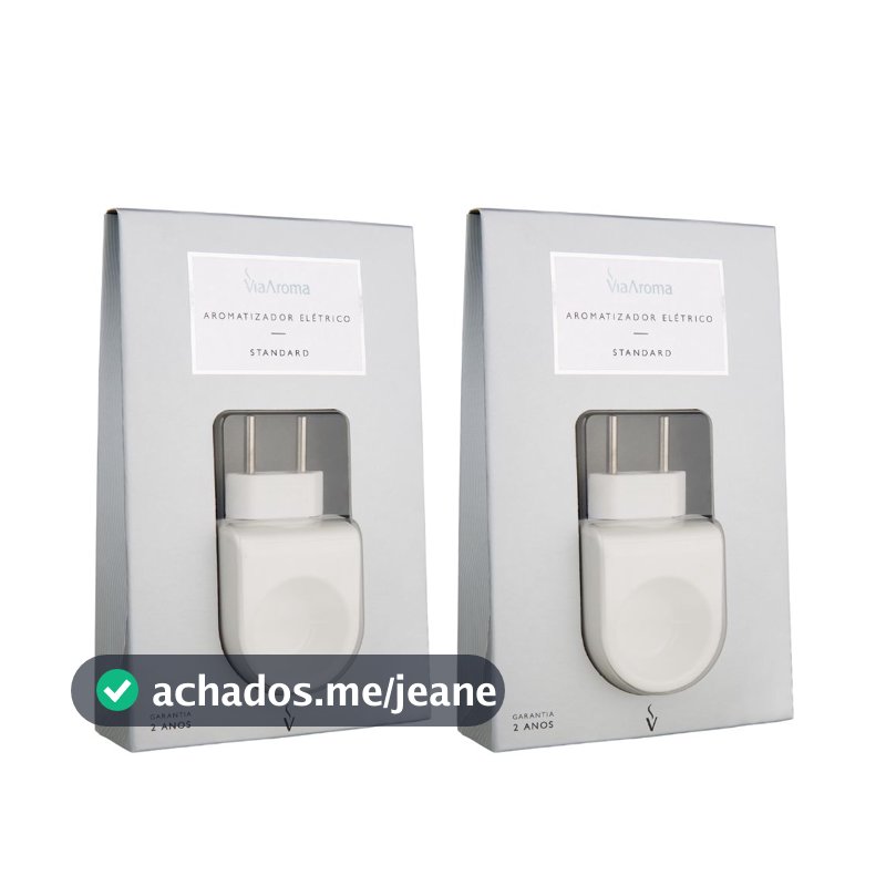 Kit 2 Aromatizadores Elétricos Standard Via Aroma Bivolt