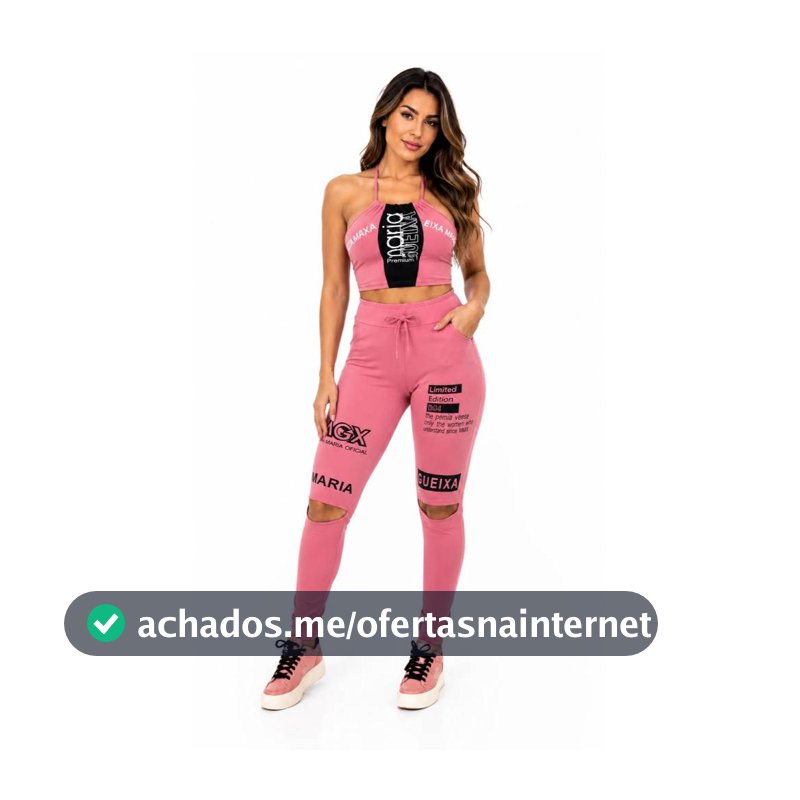 Conjunto Maria Gueixa  top y calça