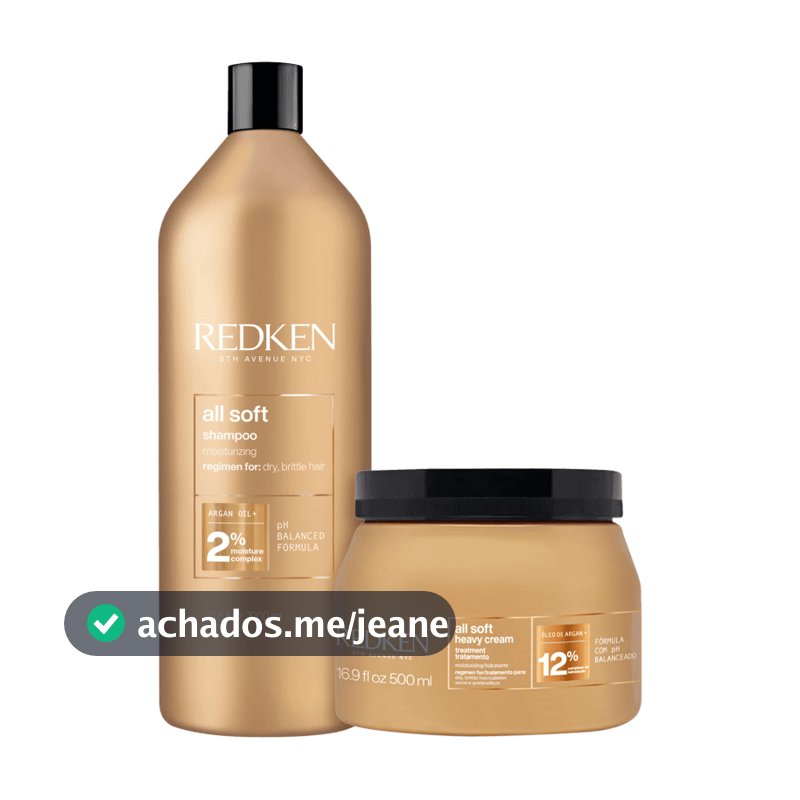 Kit Redken All Soft + All Soft Heavy Cream (2 Produtos)