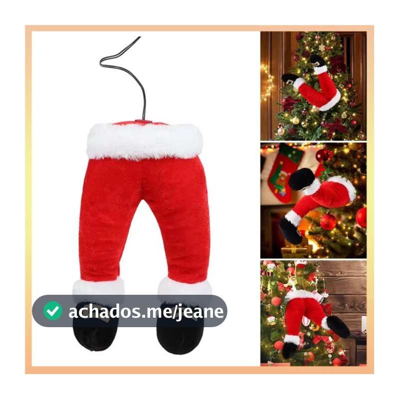 Ornamento Colorido De Pernas De Papai Noel , Decoração Decorativa De Porta De Feriado , Algodão Macio , Pelúcia , Elfo P