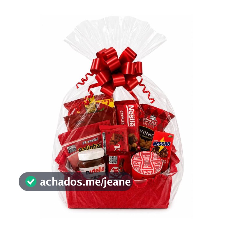 Cesta de Chocolates e Guloseimas Para Presentear e Surpreender