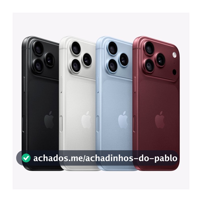 Celular Apple iPhone 18 Pro 256GB 512GB Câmera Tripla de 48MP Tela 6.3" Super Retina XDR 5G NFC