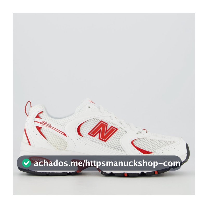 Tênis New Balance 530 Feminino Branco e Vermelho