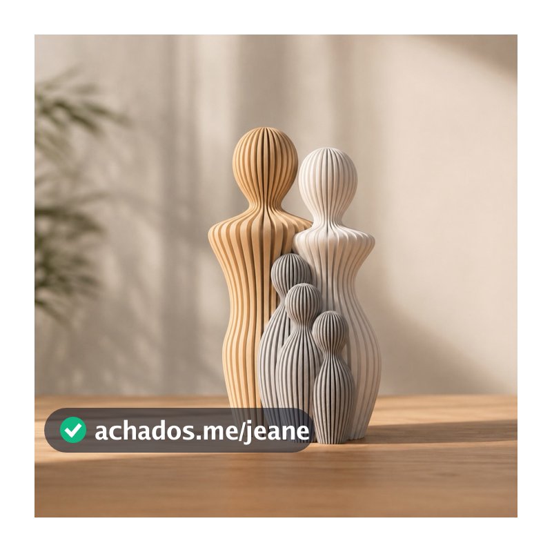 Estátua De Família Enfeite/Escultura Decorativa - Conjuntos De Pai Mãe e Filhos