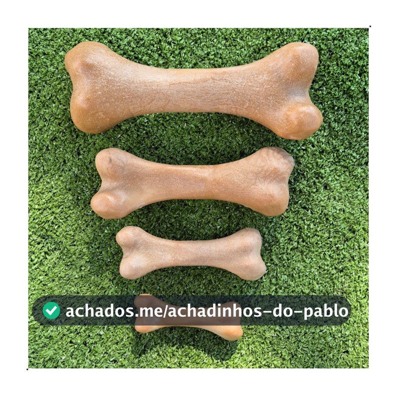 Brinquedo de Cachorro Pet Osso Mordedor Fibra De Coco Natural P/M/G Dura Pet's