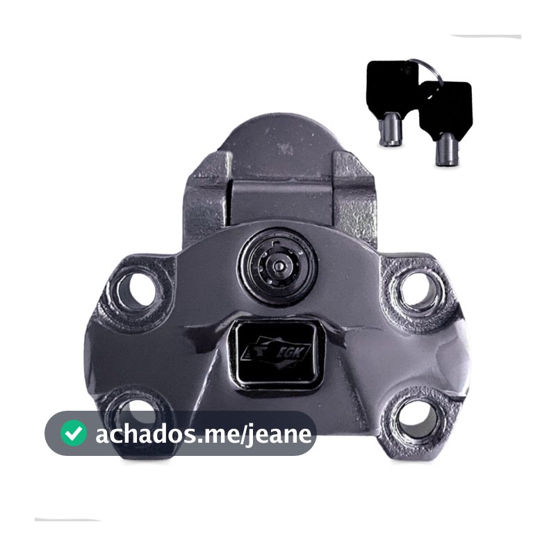 Trava Do Miolo Antifurto Honda Titan/fan Start 160/150 Ignição Prata Preta