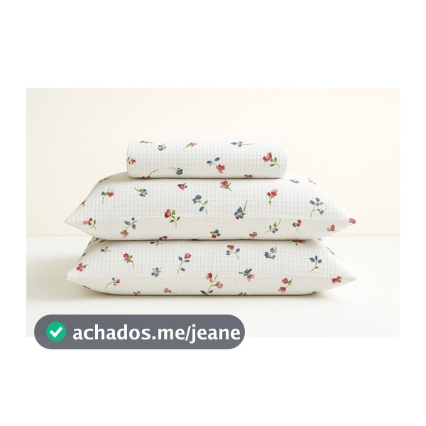 Cobre Leito Piquet Casal Padrão 3 Peças Algodão Estampado