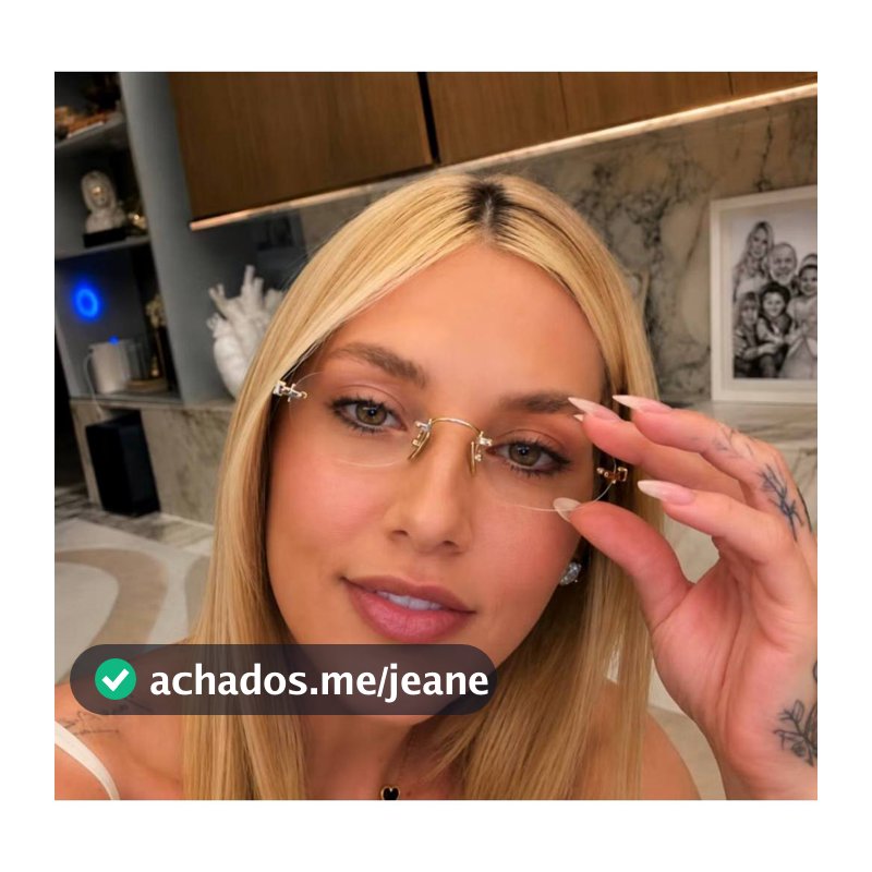 Armação Oval Sem Aro Tendência Vírginia -  Elegante - ENVIO IMEDIATO - ARMAÇÃO FEMININA