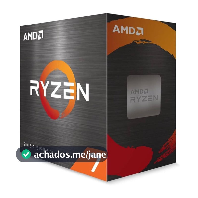 Processador AMD Ryzen 7 5700, 3.7 GHz (4.6GHz Max Turbo), Cache 4MB, 8 Núcleos, 16 Threads, AM4