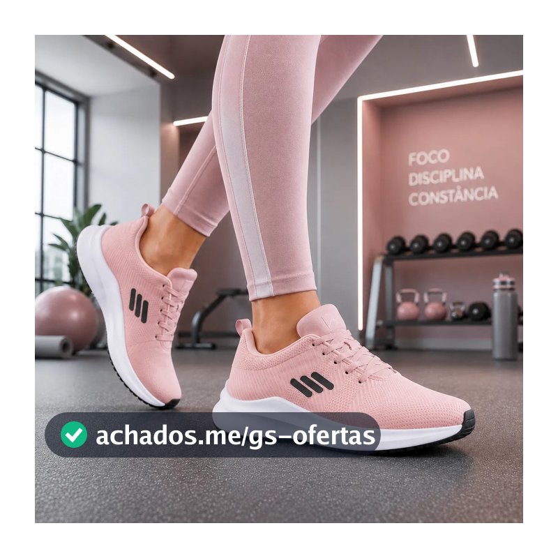 Tênis Feminino Para Academia Leve Confortável Original O2x