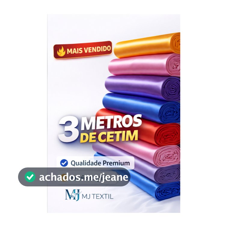 Tecido Cetim Charmousse  3 Metros 1,50m Largura – Brilho Premium | Vestidos, Decoração e Festa