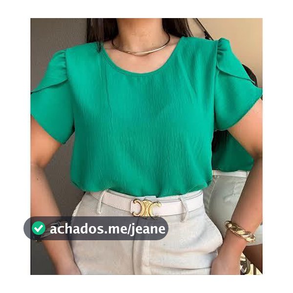 Blusa Megan Manga Princesa Tecido Duna TULIPA