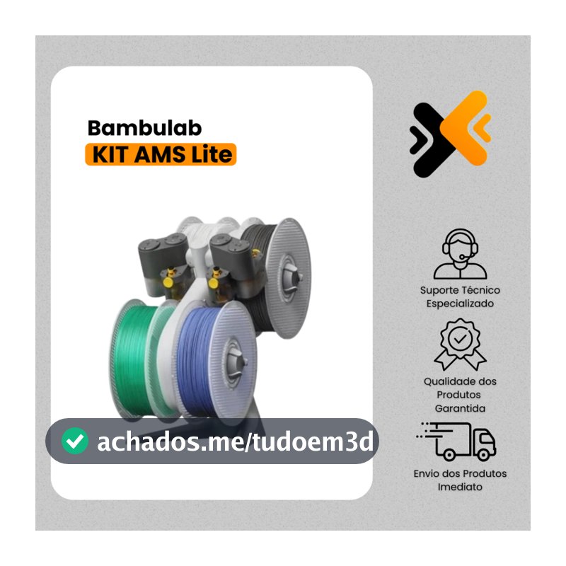 AMS Lite para A1 e A1 mini - Bambu Lab - Produto Novo - SEM CAIXA ORIGINAL