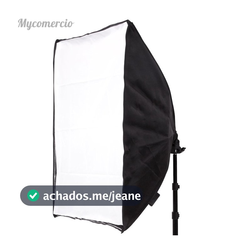 Softbox 50x70cm com Soquete E-27 Embutido para Estúdio Fotográfico