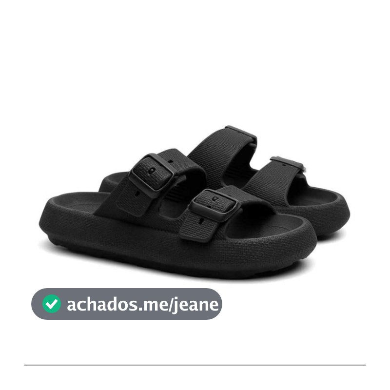Chinelo de tira confortavel ajustavel unissex masculino e feminino