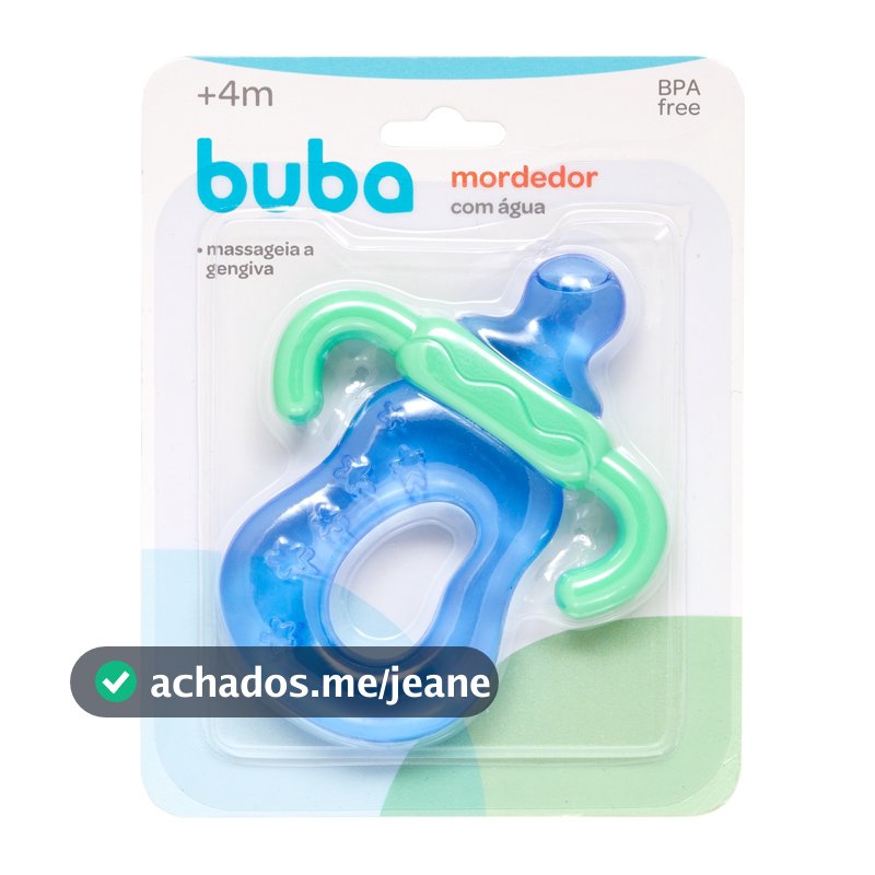 MORDEDOR MAMADEIRA AZUL BUBA MASSAGEADOR