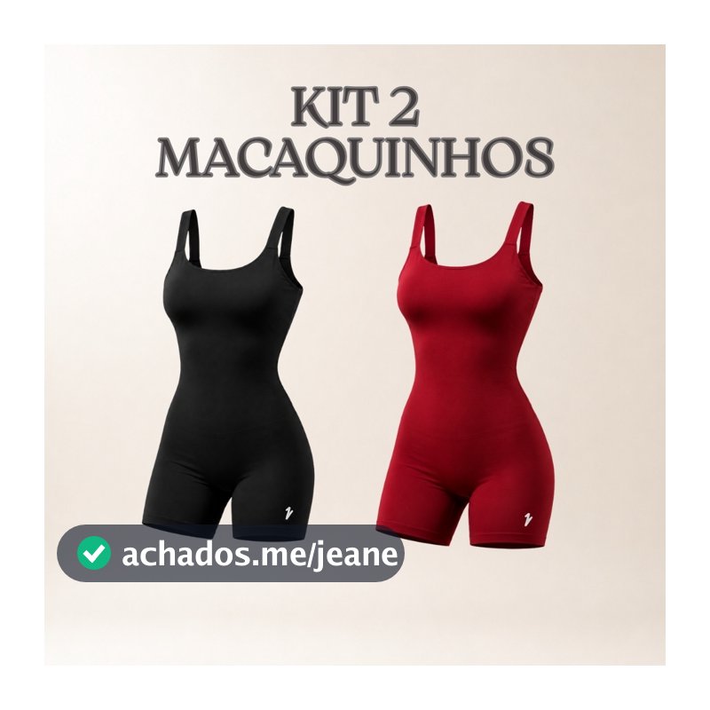 Kit 2 Macaquinhos Alça larga Academia Fitness Versátil Feminino Corrida Zero Transparencia