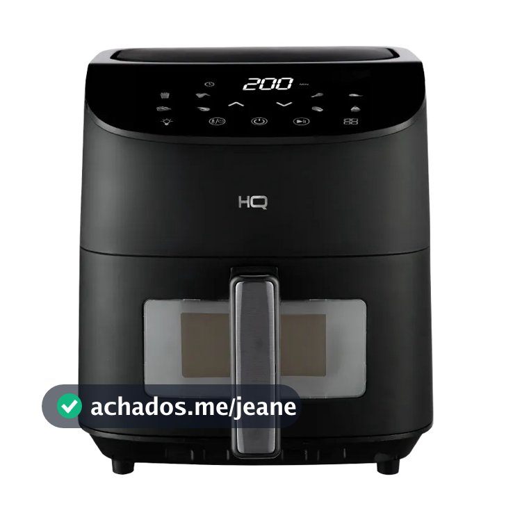 Fritadeira Air Fryer HQ 7 Litros Digital 1500W 127V - 10 Funções Automáticas com Painel Touch