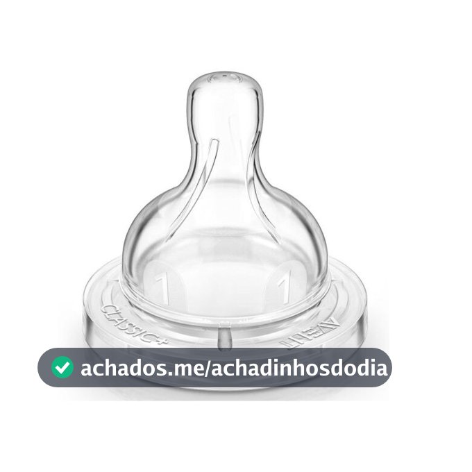 Bico Largo Para Substituição Philips Avent Clássica Sem BPA E Gosto