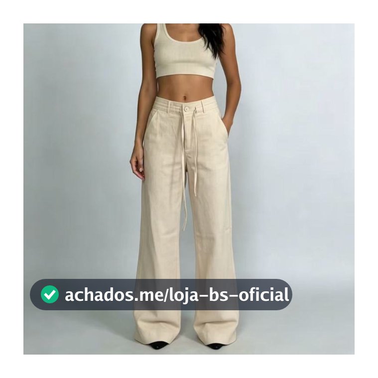 Calça Cintura média Versátil - Perfeita para Looks Casuais e Elegantes