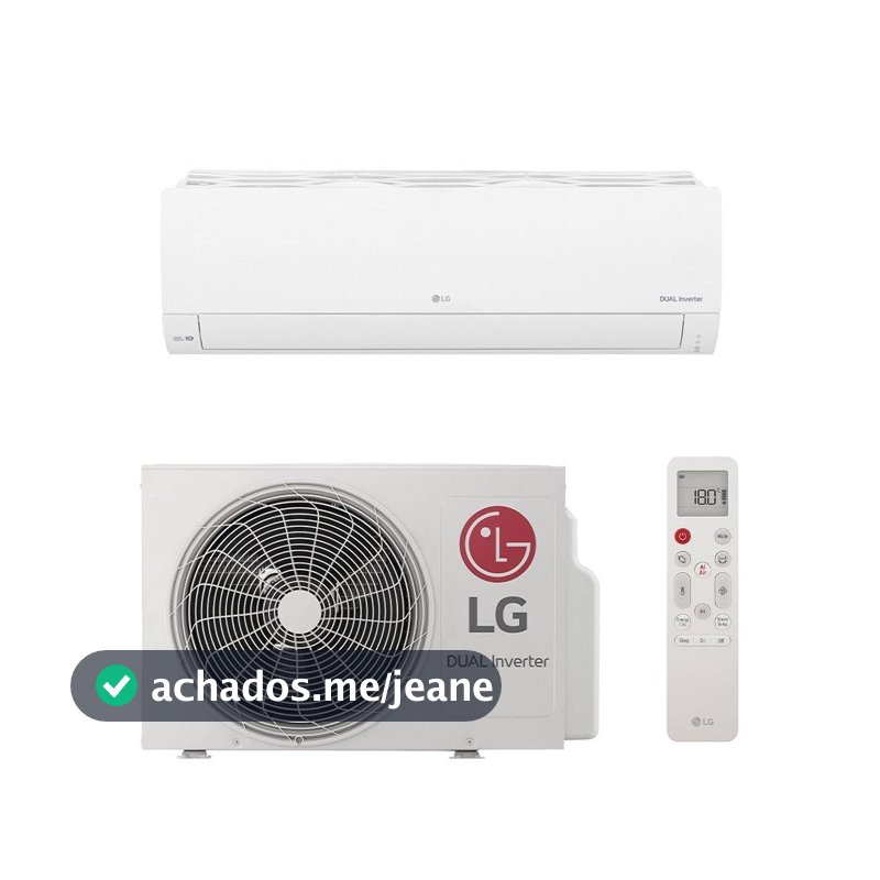 Ar Condicionado Split 12000 BTUs LG S3NQ12JAQAC - Frio, Dual Inverter, Compact