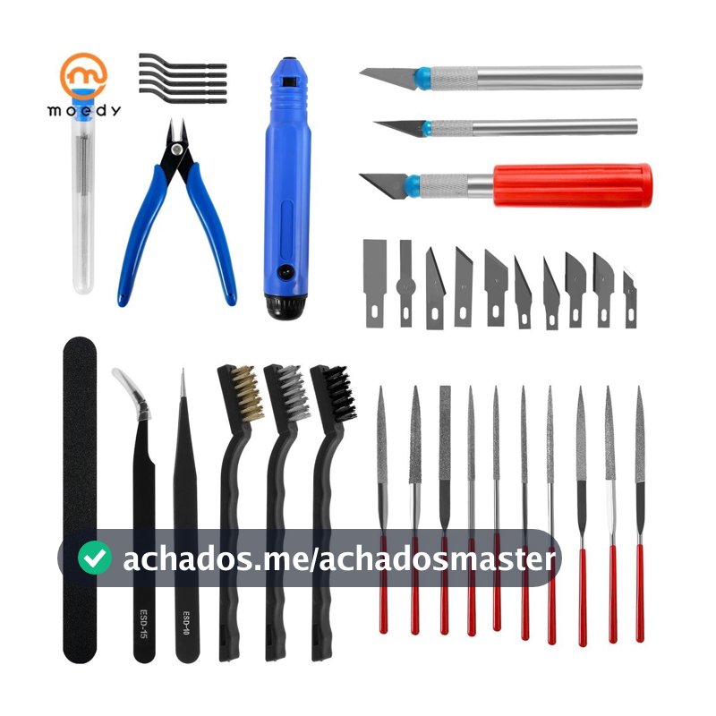 42/46Pcs Kit De Ferramentas Para Impressora 3D Multiuso Conjunto De Acessórios Ferramenta De Remoção E Limpeza Duráveis
