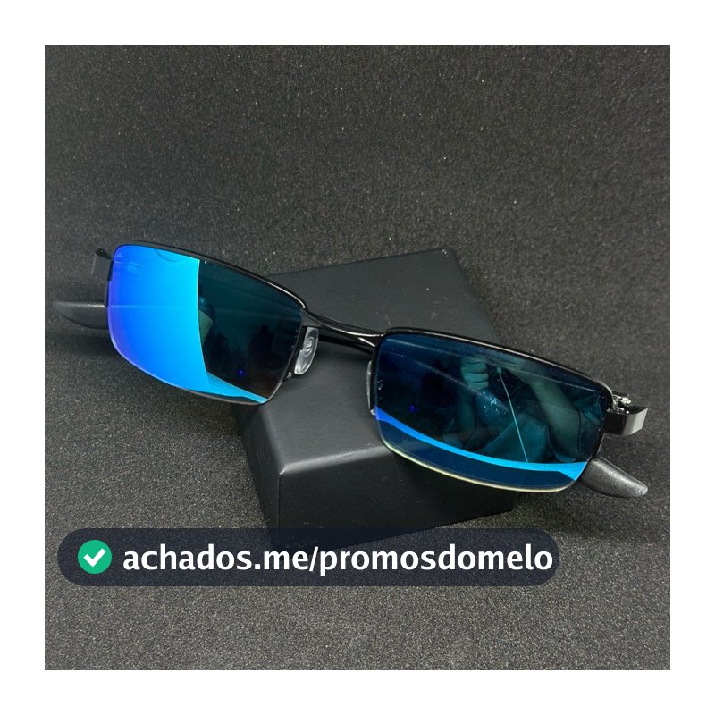 Oculos de Sol Adulto Lupa do Vilão Espelhada sem moldura