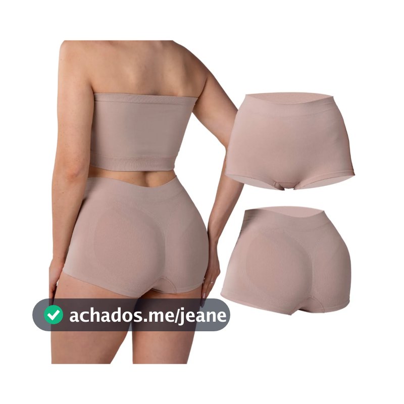 Calcinha Modeladora Levanta Bumbum Sem Costura Bumbum Perfeito