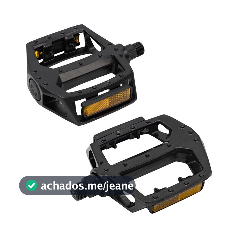 Pedal Aluminio Bike Plataforma Rosca Fina 1/2 ou Rosca Grossa 9/16 Aro 20 26 27.5 29 MTB Passeio
