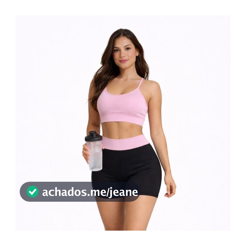 CONJUNTO TOP E SHORT LAVÍNIA FITNESS