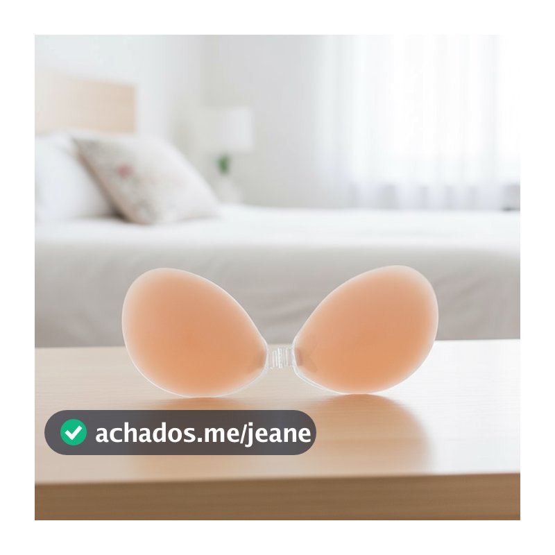 Sutiã Adesivo Push-Up Sem Alças para Mulheres - Adesivo, Push-Up, Ajuste Invisível para Copas A-D