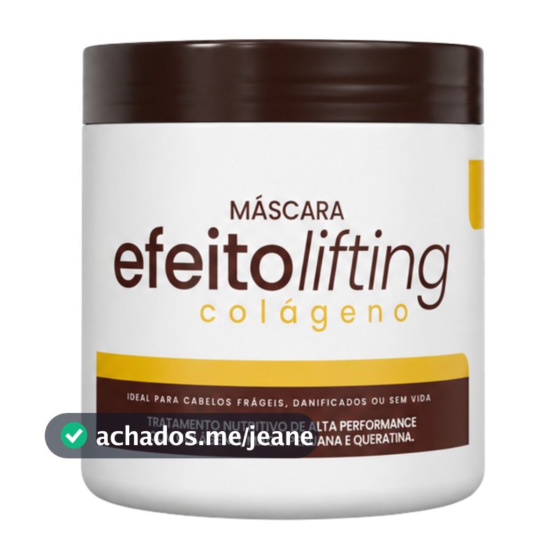 Máscara Efeito Lifting Colageno 500g Hidro-nutrição Eaê