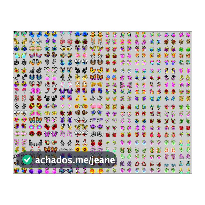 480 Películas 3D C ESCOLHA  para unhas Adesivos para Revenda Decoradas Cartelão Artesanal Exclusivas