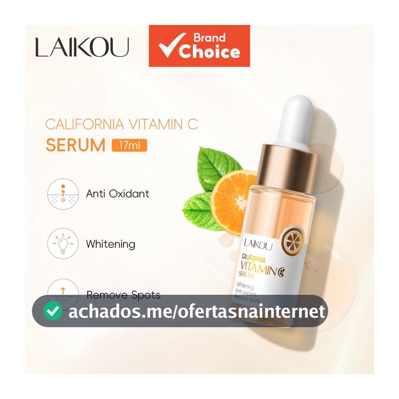 LAIKOU Vitamina C Califórnia Clareador Antioxidante Manchas Escuras Essência VC 17ml